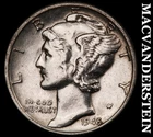 1945 Mercury Dime- Silver- Scarce High Grade Luster No Reserve #J2678