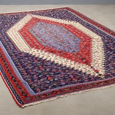 Tappeto Kilim Antico Cotone Lana Nodo Extra-Fine 291 x 200 cm Originale
