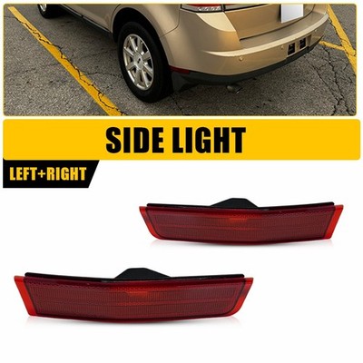Red Rear Bumper Side Marker Light Housing For 2007 2008-09 2010 Lincoln MKX EPY