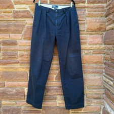 Vintage Polo Ralph Lauren Ethan Pants Navy Pleated Chino Men's 32x32 Classic Y2K