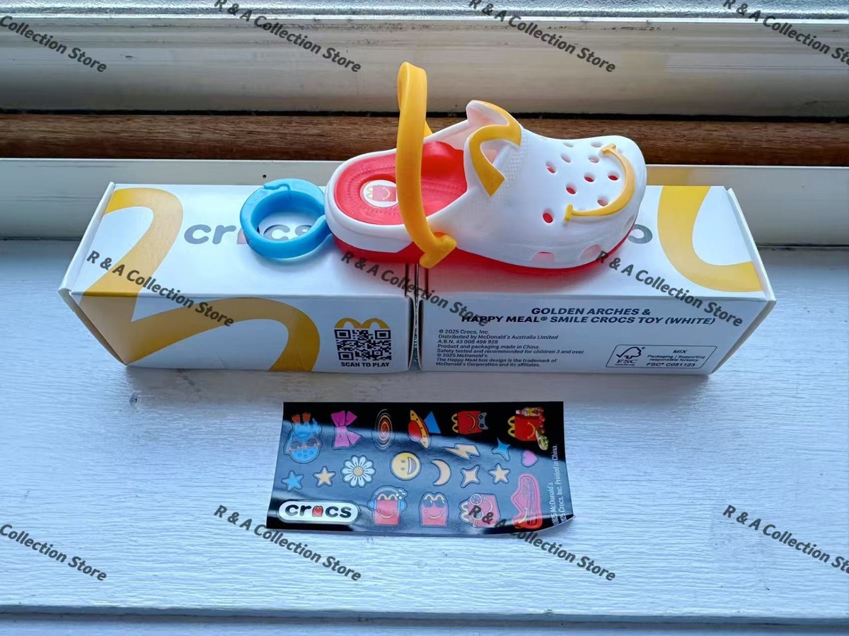 McDonald's 2025 Happy Meal Toys AUS X Crocs Mini Keychains/Clips