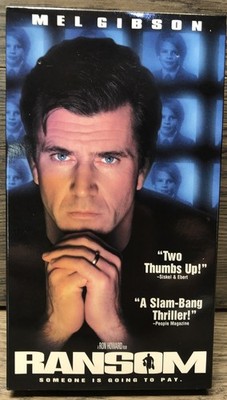 RANSOM (VHS, 1997) Mel Gibson, Gary Sinse, Lili Taylor, Ron Howard ACTION