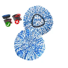 2 Pack Mop Replace Heads Compatible for OCeda, Spin Mop Refill Head Replaceme...