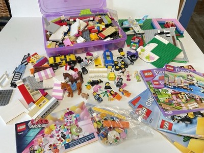 Lego Mixed Lot, Bricks, Mini Figs, Instructions, Friends, Creator, Lego Movie 
