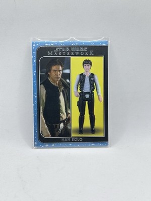 Han Solo 2021 Topps Star Wars Masterwork RAINBOW FOIL /299 Out of the Box #OTB-6