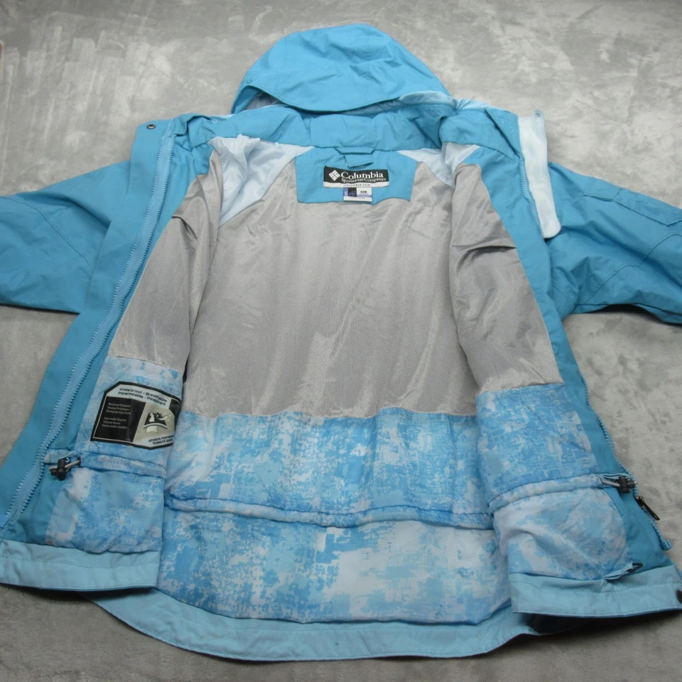 Chaqueta Columbia para mujer XL azul claro Omni-Tech Interchange impermeable carcasa 3 en 1 Foto 3 de 4