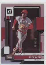 2022 Panini Donruss Career Stat Line 146/500 Ozzie Smith #163 HOF 04br