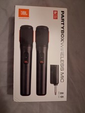JBL PartyBox Wireless set of 2 Two Microphone Mic Kit For All Party Box Speakers
