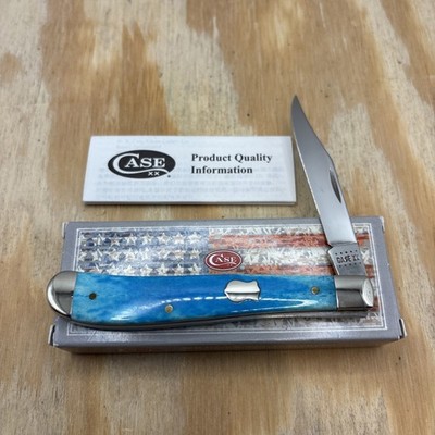 Case XX 2020 Carribean Blue Bone 61048 Slimline Trapper Knife MIB