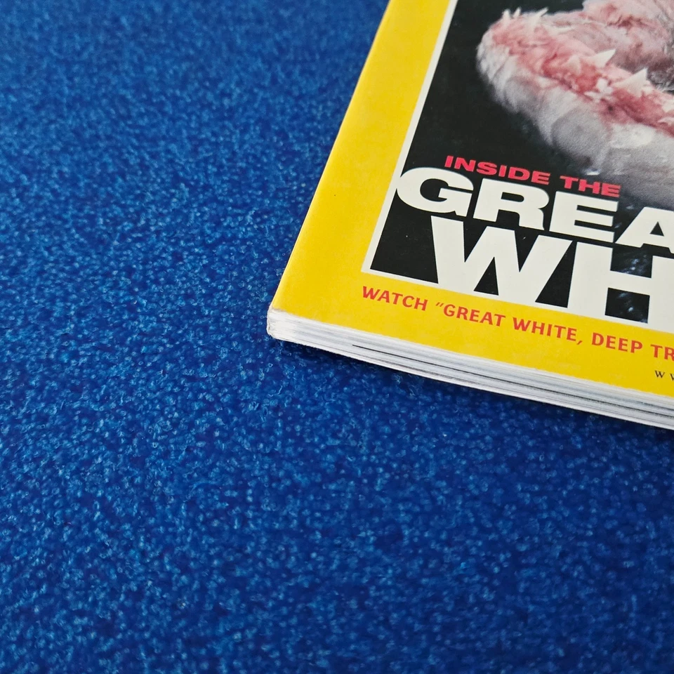 INSIDE THE GREAT WHITE SHARK APRIL 2000 NATIONAL GEOGRAPHIC MAGAZINE - Image 3 of 4