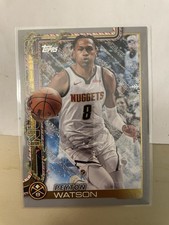 2025-26 Topps Holiday Silver Glitter Peyton Watson #H83 Denver Nuggets