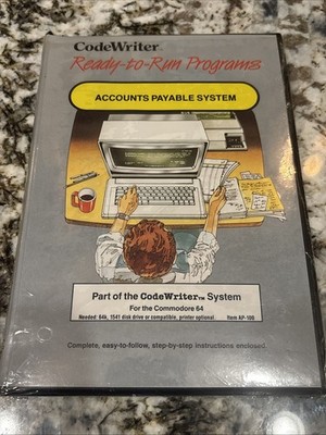 Code Writer Ready To Run Programs Accounts Payable System Writer Corp
