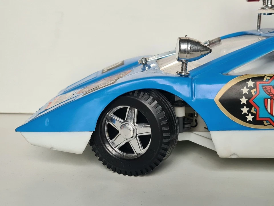 American police RadioPilot 1:12 en plastique REEL Italy vintage Lamborghini - Photo 3/4