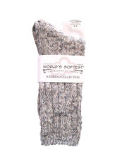 World's Softest Socks - Weekend Collection - Ragg - Rocky - Crew Length - NEW