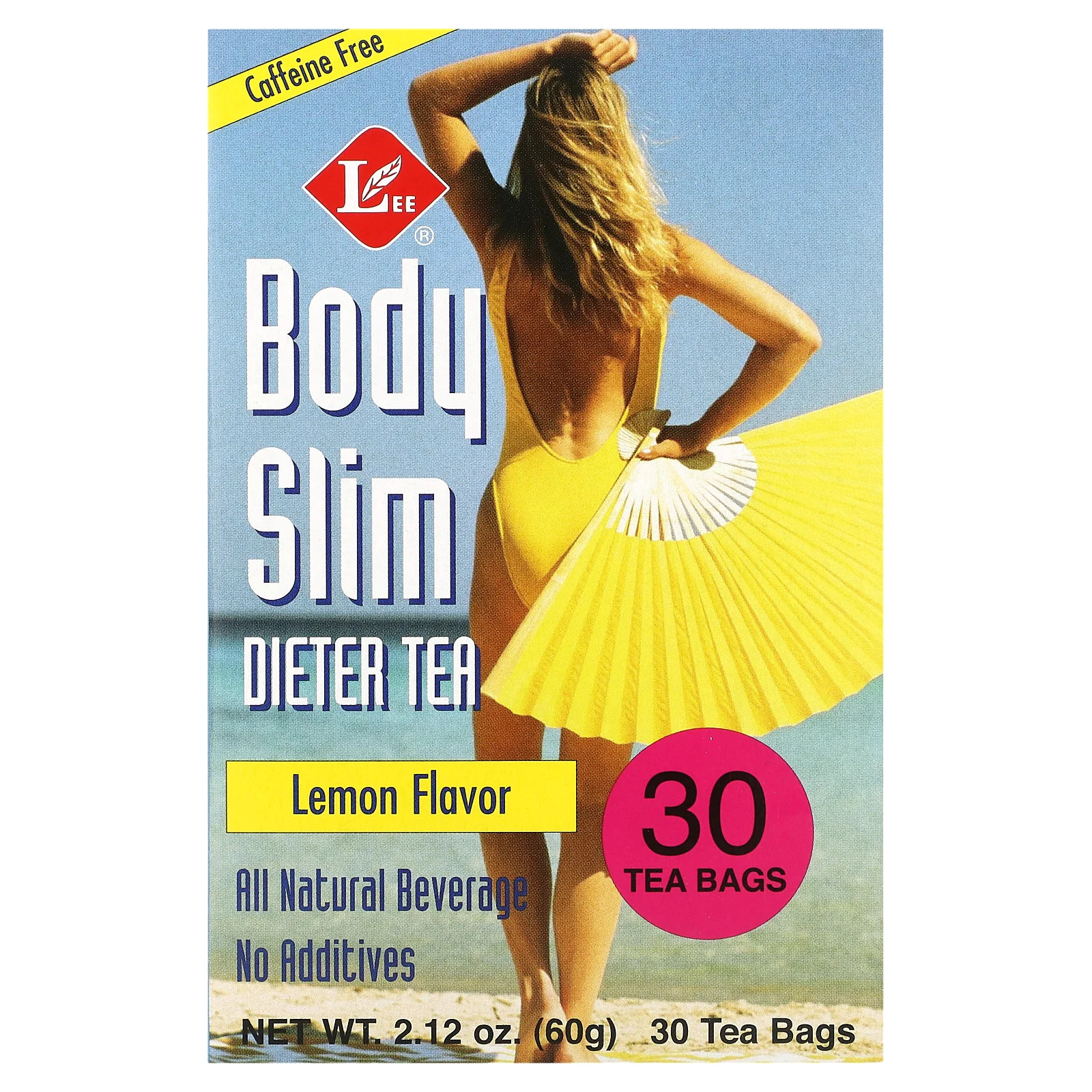 Чай для похудения Body Slim лимон Без кофеина 30 пакетиков 212 унции 60 г 2490₽
