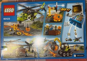 Lego 60123 City Volcano Supply Helicopter 330 pcs - NEW SEALED