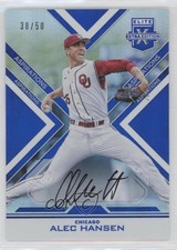 2016 Panini Elite Extra Edition Aspirations Blue 38/50 Alec Hansen #49 Auto 0g4