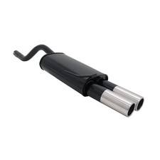 Novus Sportauspuff für Renault Clio 2 2x76mm Endschalldämpfer mit ABE