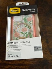 OtterBox iPhone 16 Symmetry Series Case Peachy Bloom MagSafe