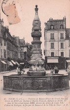 37 TOURS FONTAINE DE BEAUNE PLACE DU GRAND MARCHE
