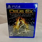 Deus Ex Mankind Divided PS4 PlayStation 4 - Brand new, factory sealed.