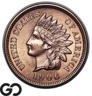 1906 Indian Head Cent Penny, Red, Gem BU++ RD