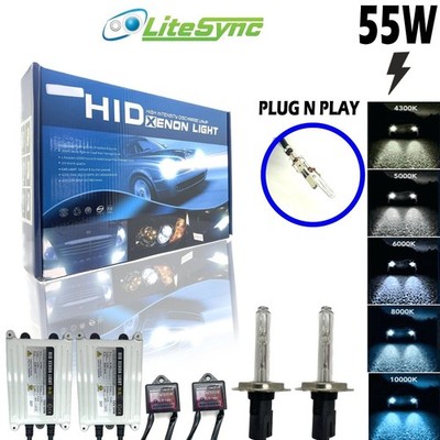 H7 H7R Xenon HID Umbausatz Slim 55W Budget Canbus für Chevrolet Lacetti