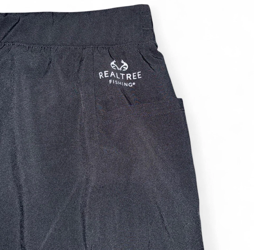 Pantalón corto Realtree negro elástico UPF50 Fishing Lake para mujer talla grande XXL (20) Foto 3 de 4
