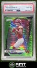 Jayden Daniels RC PSA 10 2024 Panini Prizm Neon Green Pulsar Commanders 5571