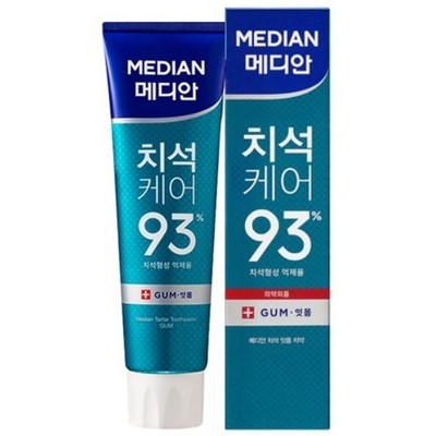 MEDIAN Dental IQ 93% Toothpaste 120g 4-Type Original Max Fresh White Gum KOREA