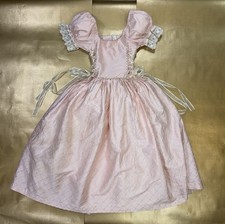 FANCY KIDS COLLECTION VINTAGE USA 100  SILK PRINCESS Corset Dress Gown Size 9