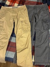 2 Old Navy Cargo Pants Boys 29W 30L Y2K