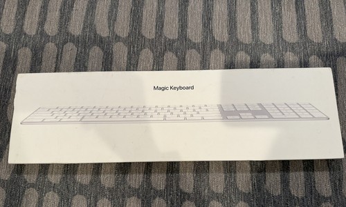 New Apple Magic Keyboard Wireless and Rechargeable White MXCL3LL/A
