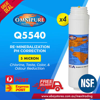 Genuine Omnipure Q5540 Q-Series 5 micron GAC Screw-in Replacement