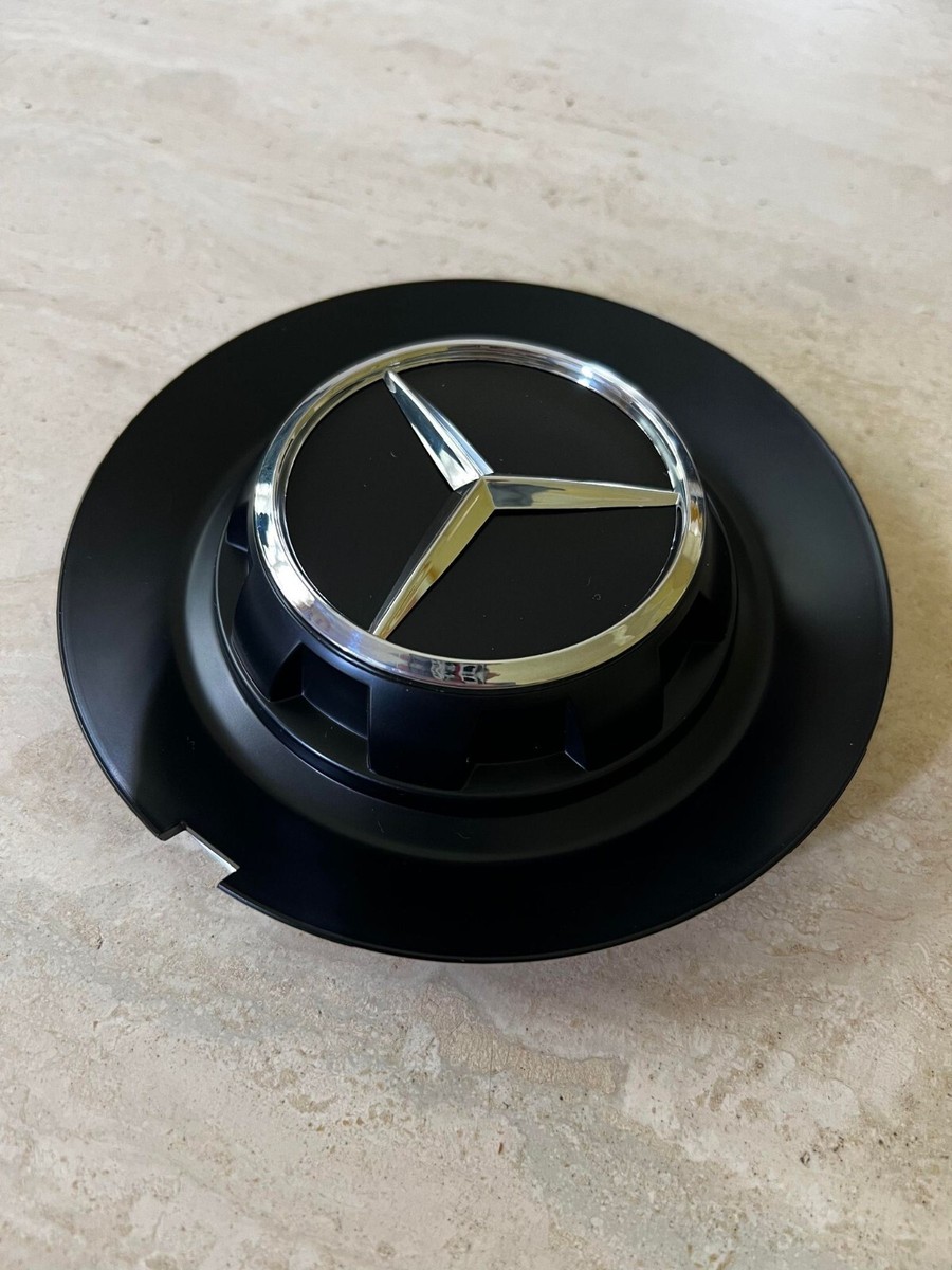 1x 147mm Black Wheel Centre Cap For Mercedes C63 Style Wheel 147