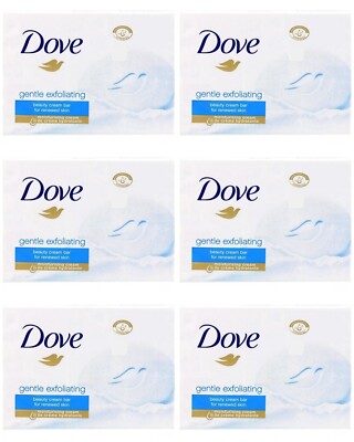DOVE Gentle Exfoliating Beauty Cream Bar Doppelpack 90g ( 12 Seifen )