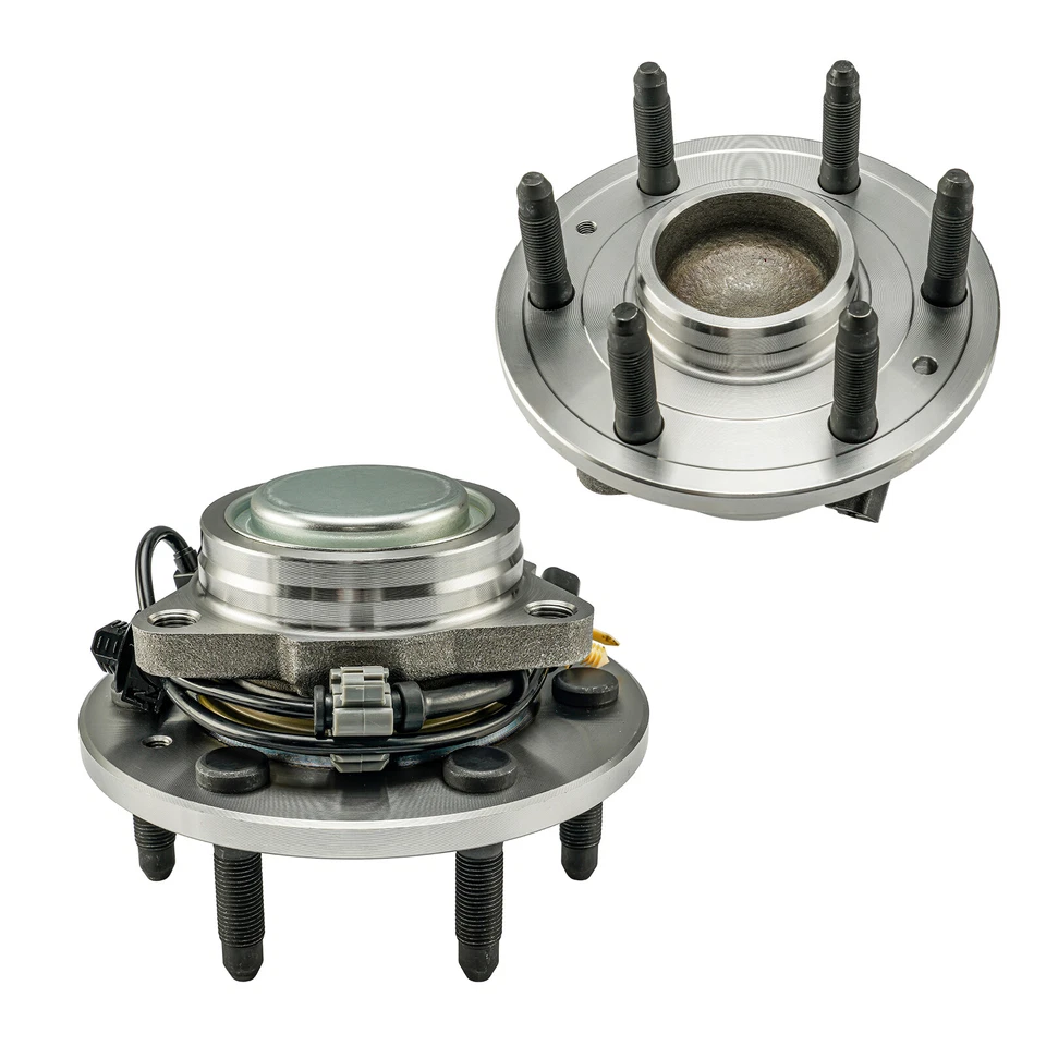 Conjunto de buje de cojinete de rueda delantera 2 X para Chevrolet Silverado 1500 2014-2018 2x2 Foto 3 de 4