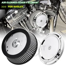 Air Cleaner Cover w/ Element Kit For Harley Heritage Softail Touring Road Glide
