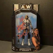 AEW Wrestler Dr Britt Baker Signed Unmatched Series 1 COA Autographed Figure