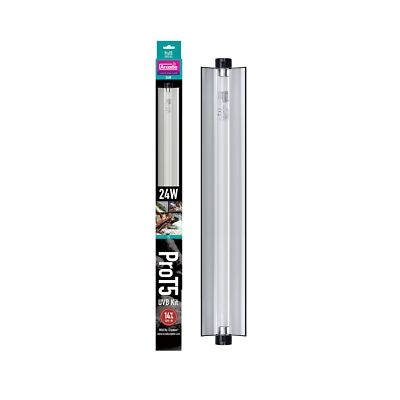 Arcadia Pro T5 UVB Lighting Kit - 24W - Dragon 1 Count (Pack of 1) Silver