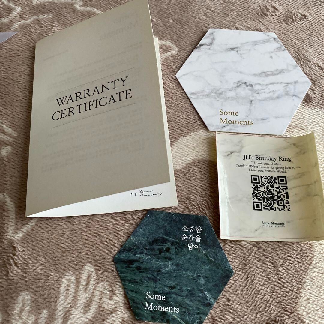 SHINee Jonghyun Birthday Ring Some Moments Sound Wave 900408