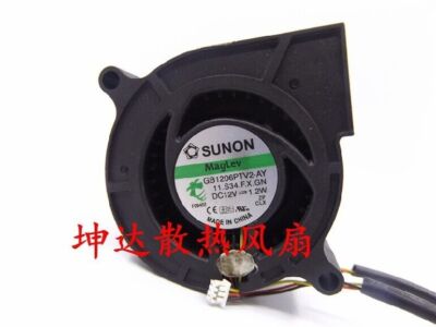 GB1206PTV2-AY 3-pin projector fan DC12V 1.7W for Smart UX60