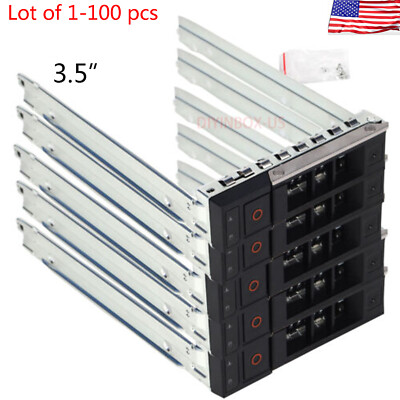 Lot 3.5'' Drive Caddy Tray X7K8W for Dell 14th 15th 16th R240 R450 R760xs R6415