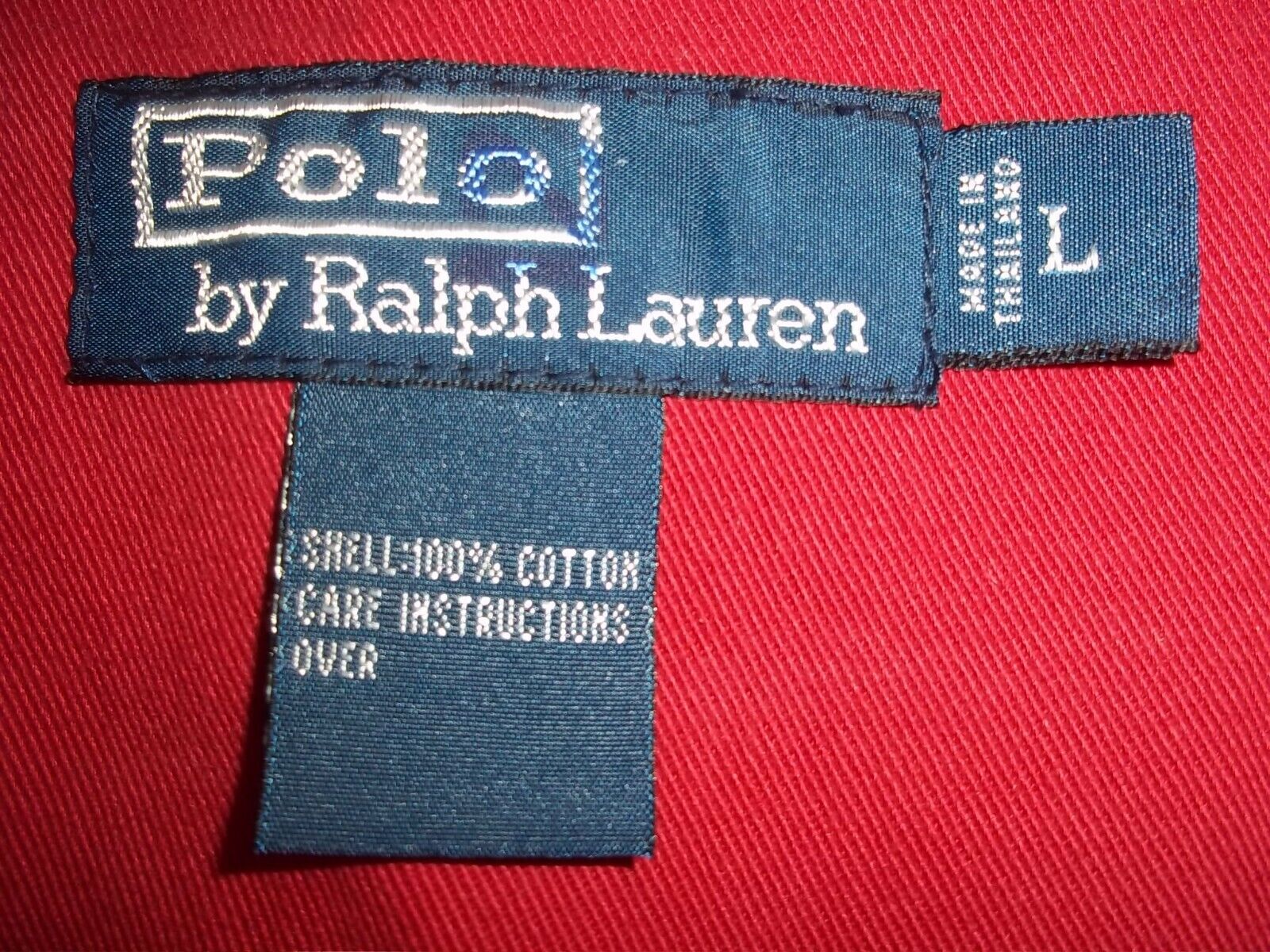 Polo Ralph Lauren Solid Red Zipper Front Cotton S… - image 10