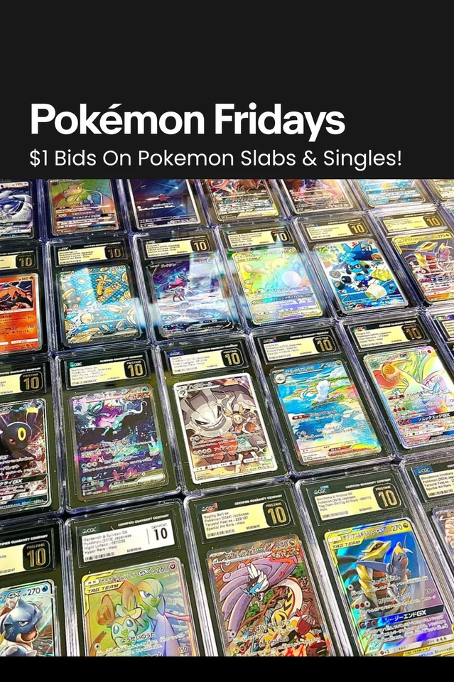 Pokemon Night! $1 Auction Slabs & Singles