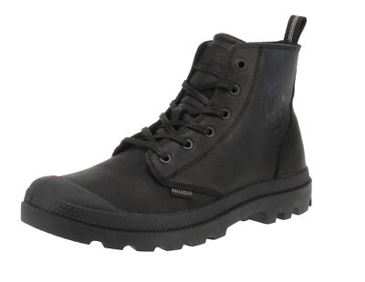 Palladium 76888-008-M Pampa Zip Leather - Herren Schuhe Boots - Black-Black