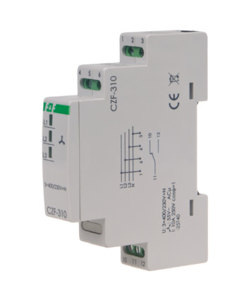 F&F CZF-310 Phasenwächter 3 × 400 V + N Phasenüberwachungsrelais Schütz 