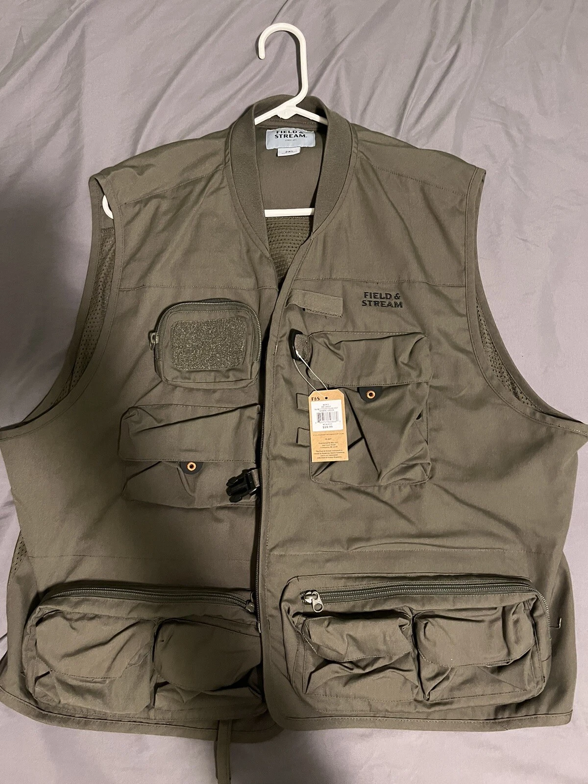 Field & Stream Fishing Vest - Men's Multi Pocket Wading Vest Never Worn Size 2xl
