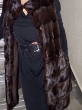 Gurski Brand Reversible Genuine Mink Fur Vest Size L/m