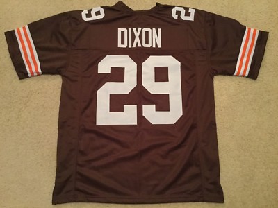 UNSIGNED CUSTOM Sewn Stitched Hanford Dixon Brown Jersey - M, L, XL, 2XL